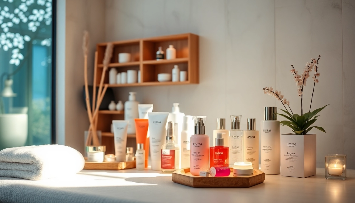 Discover etiket luxury beauty products in a serene spa environment.