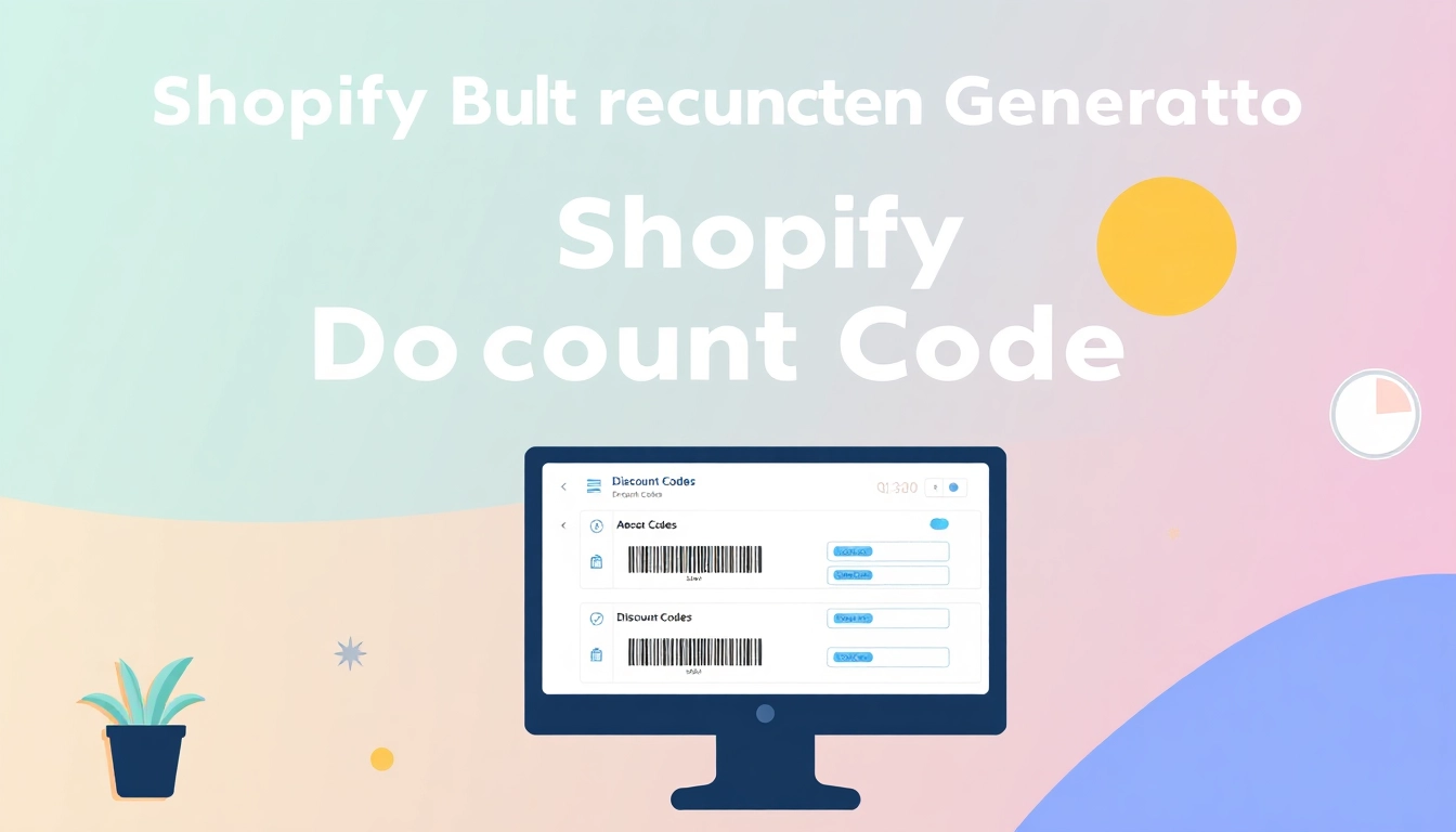 Generate discount codes effortlessly using the Shopify bulk discount code generator interface.