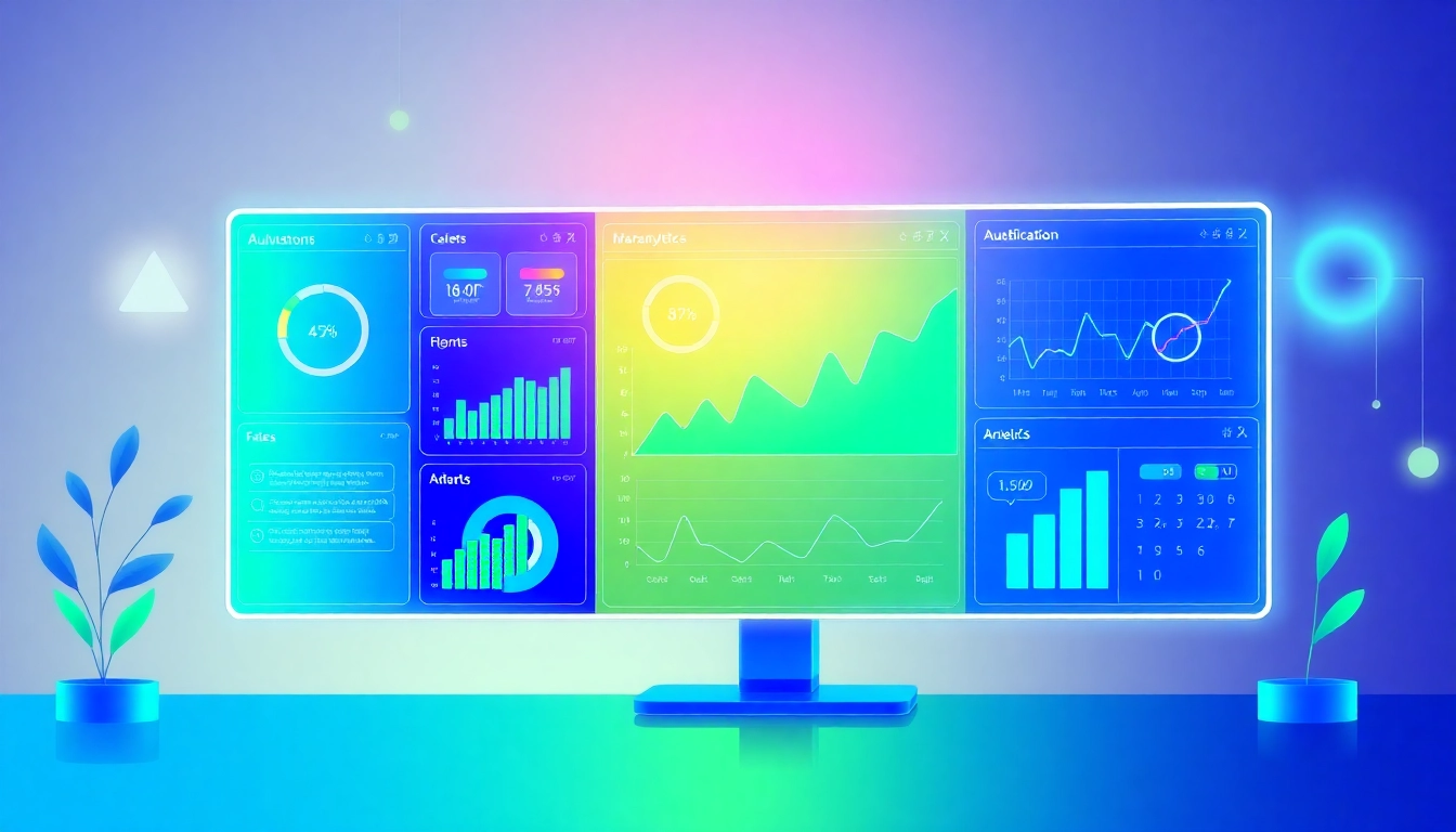 Enhance your strategies with Sales AI technology visualized through a dynamic dashboard illustrating data trends.