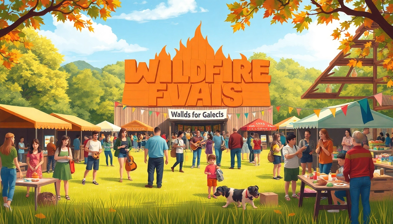 Engaging wildfire events showcasing community gatherings and cultural celebrations.