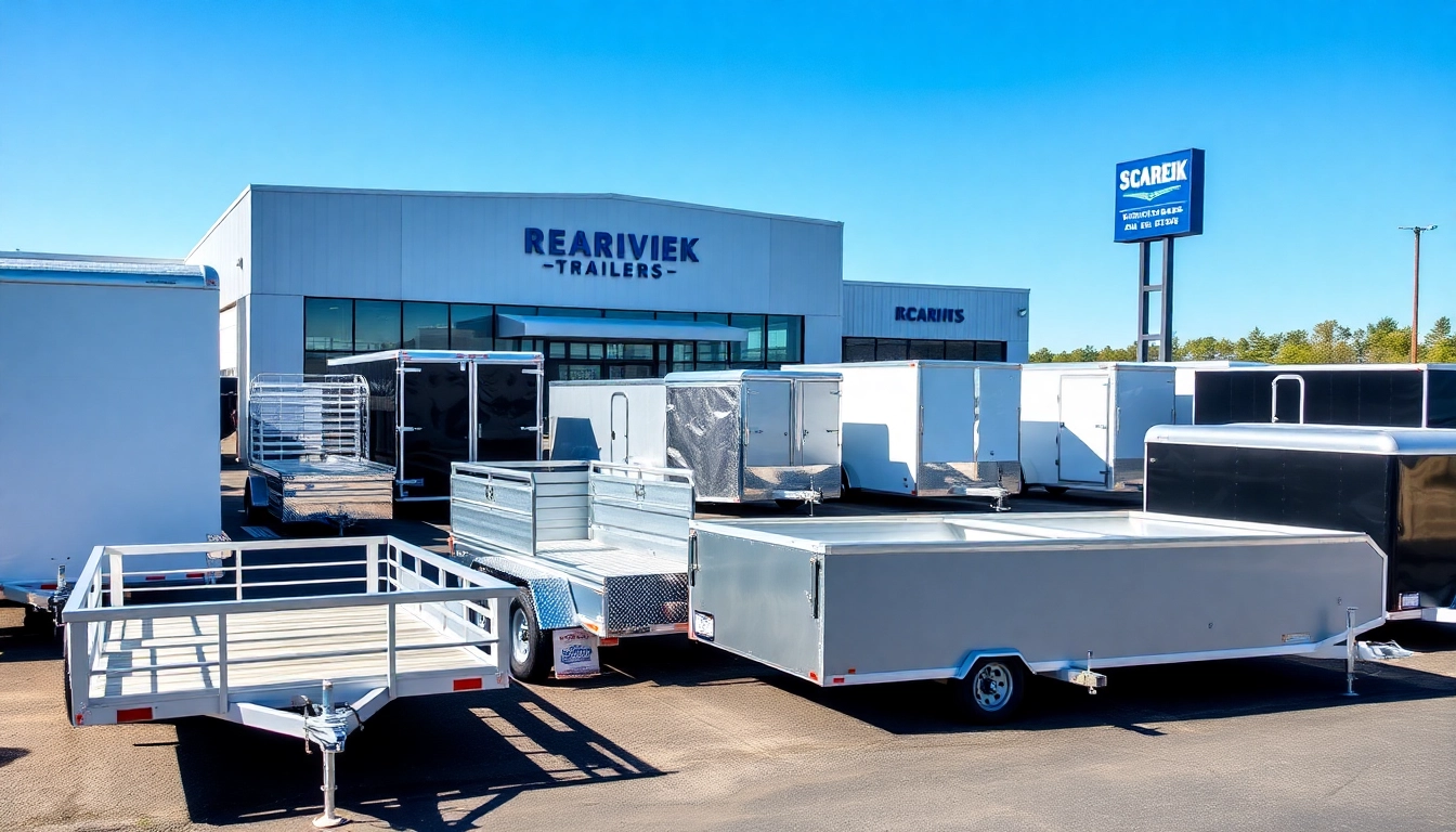 Find top-quality trailers for sale in Massachusetts at a modern dealership featuring a variety of options.