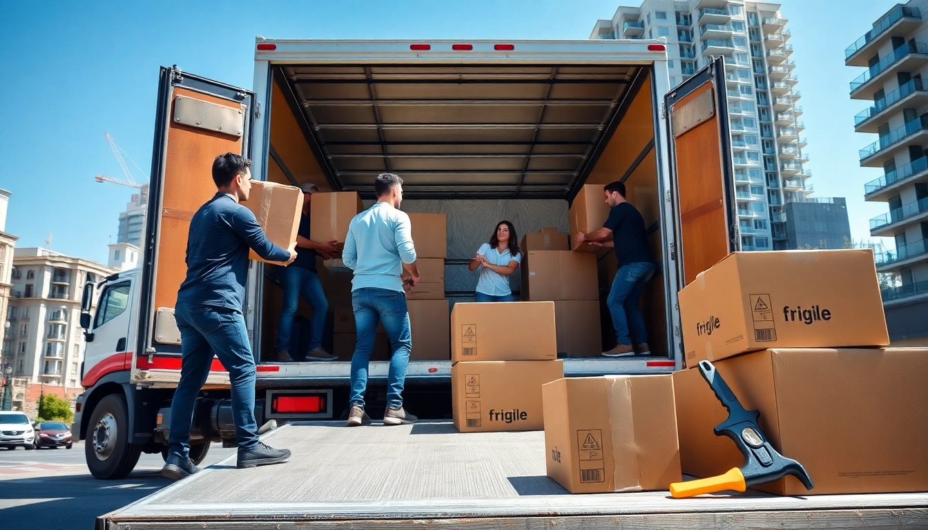 Cheap movers efficiently loading a truck with household items showcasing professionalism.