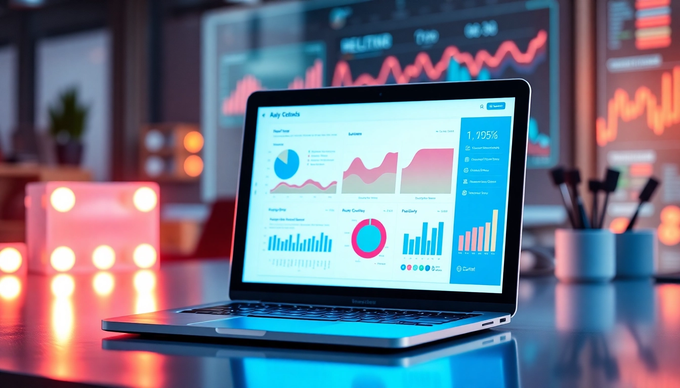 View quickq官网's modern workspace promoting productivity and digital solutions with dynamic charts.