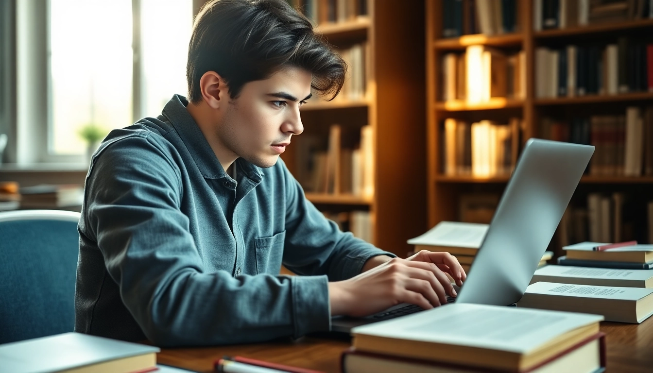 Utilize a plagiarism detector tool on a laptop for academic integrity in a focused study environment.