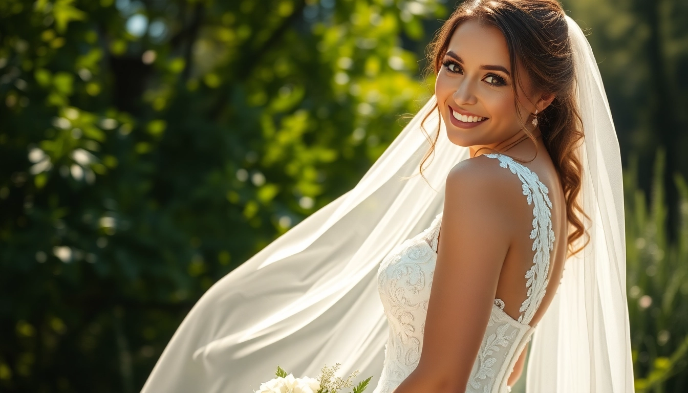Admire Reception Wedding Dresses featuring intricate lace details on an elegant bride.