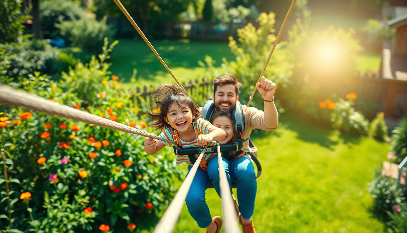 Elevate Family Fun with a GARDEN ZIP WIRE KIT for Your Backyard