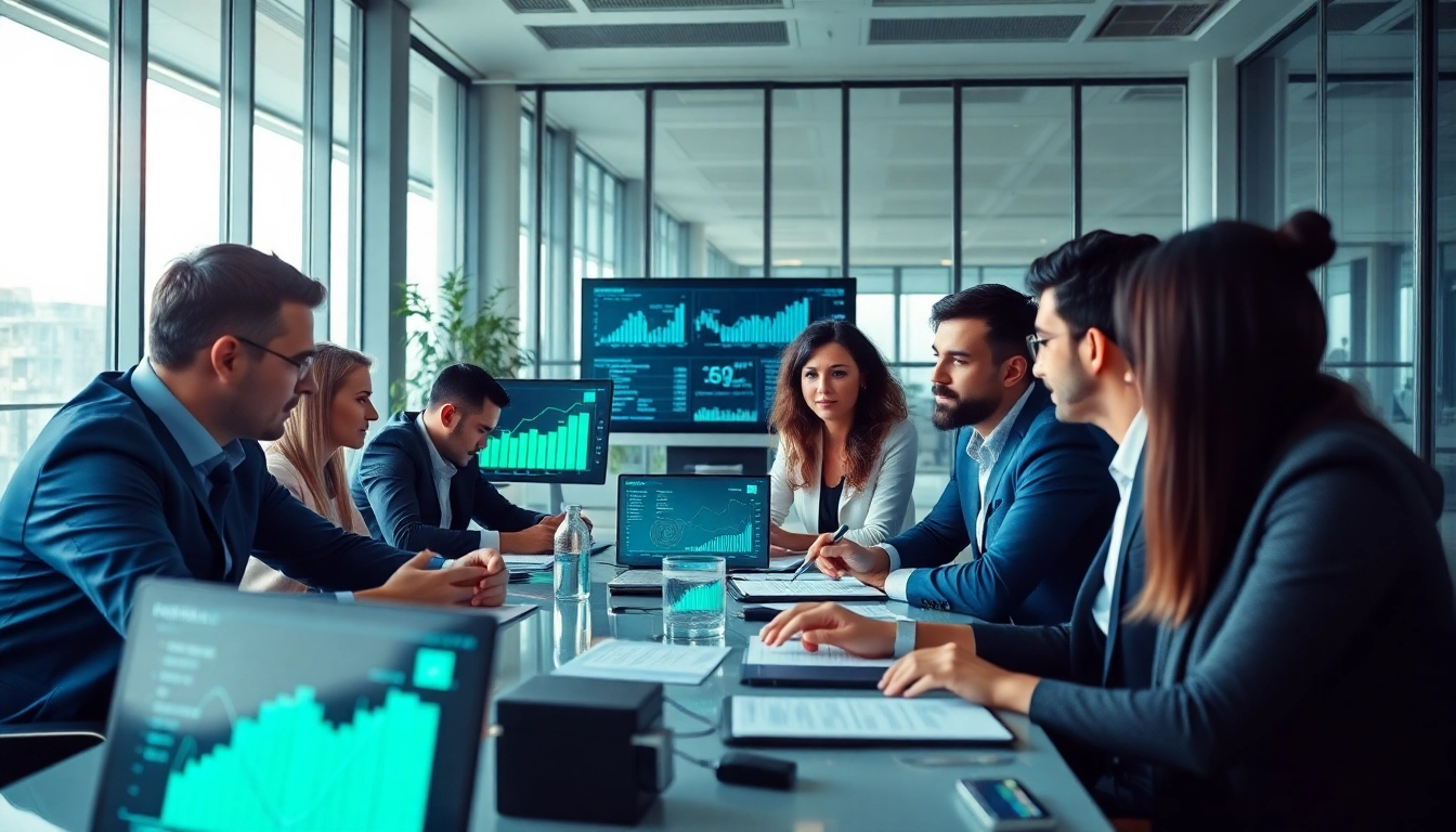 Analyze data for competitive intelligence using AI in a modern business setting.