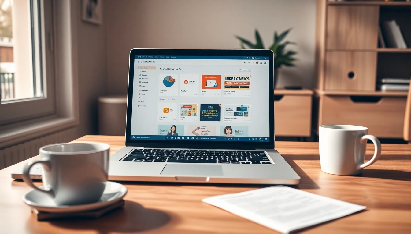 Optimize your online marketing efforts with ClickFunnels Classic showcased in a professional workspace.