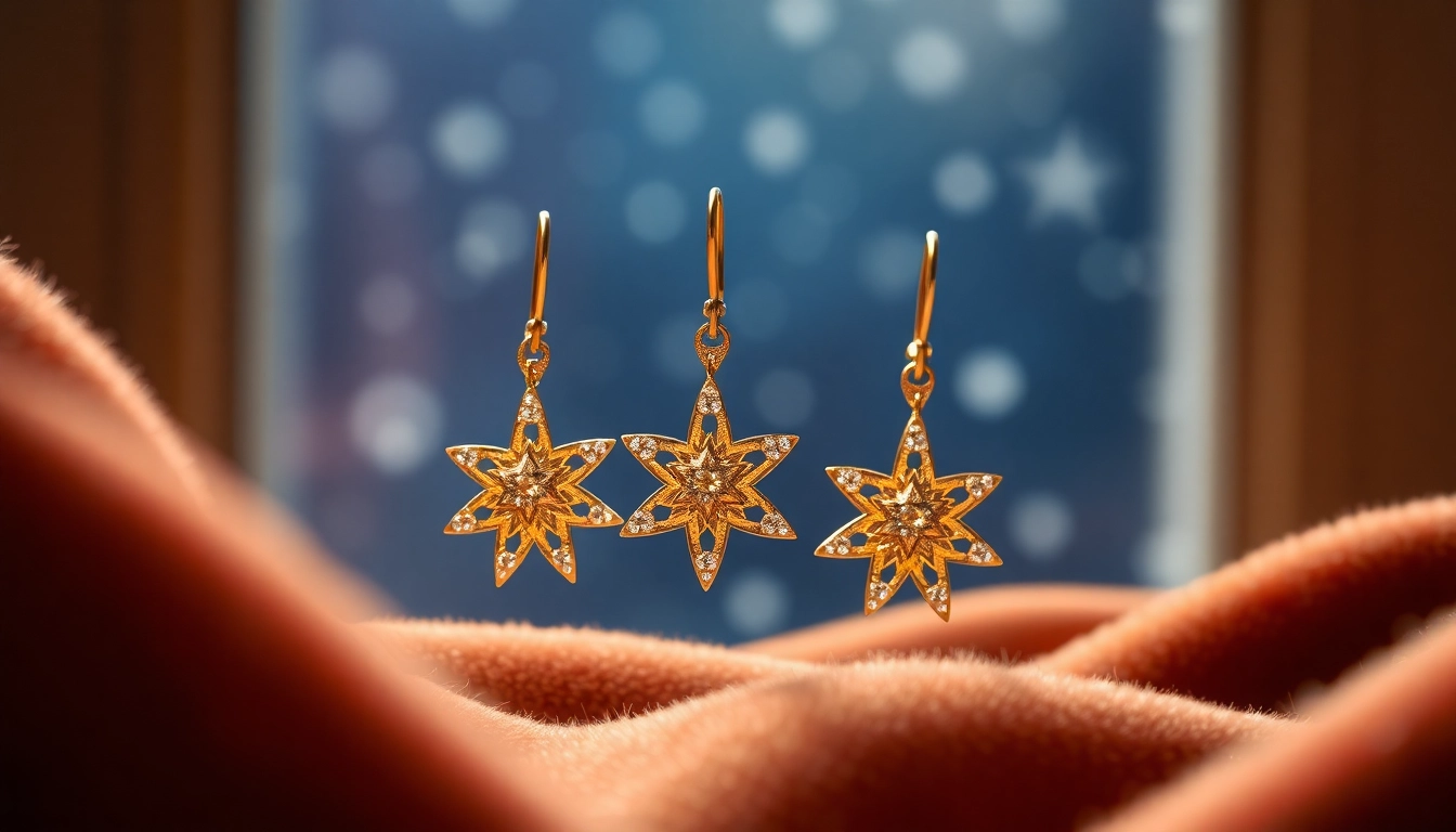 Stylish Earrings Gold Stars: Elevate Your Look with Celestial Elegance
