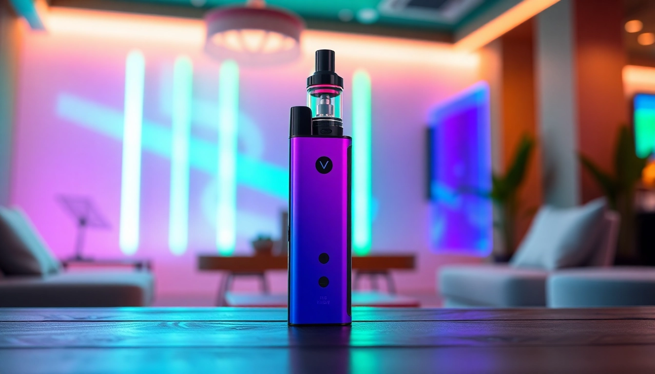 Showcasing the sleek design of the FIFTY BAR 6.5K disposable vape in a stylish setting.