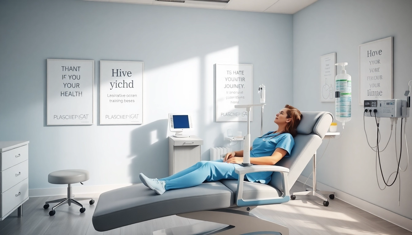Experience professional vegas iv treatment in a modern clinic with a soothing ambiance.